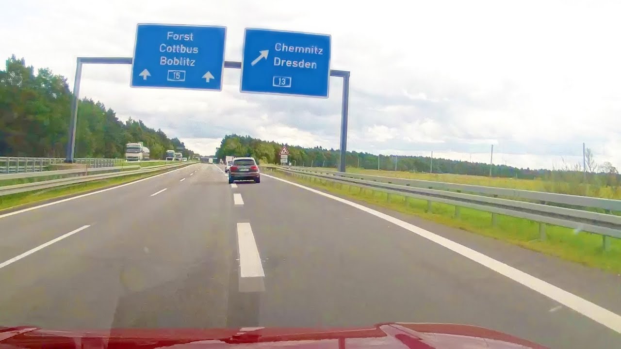 Schönefelder Kreuz - Lübbenau, Highway A13