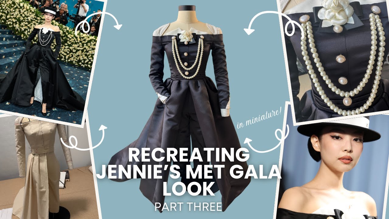 Recreating Jennie's Met Gala 2025 Dress - Part Three - The Construction (ASMR)