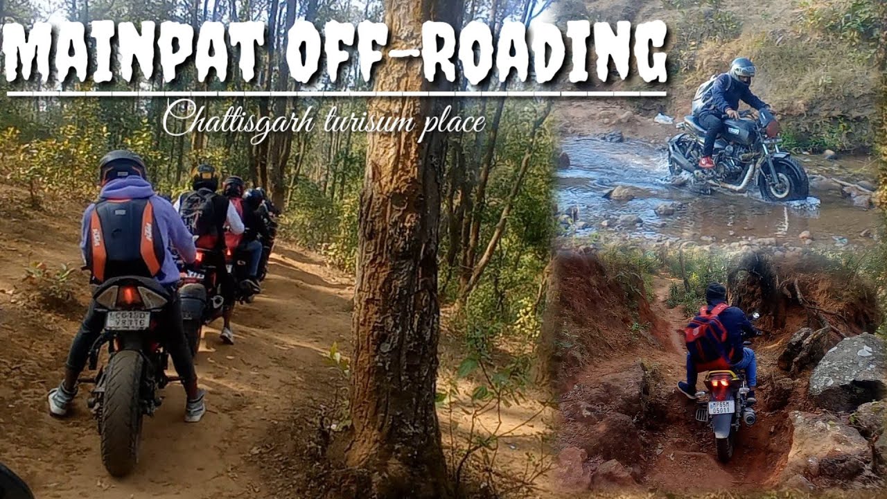 Sunday ride pathalgaon city to mainpat all turisum place | off road jalpari point