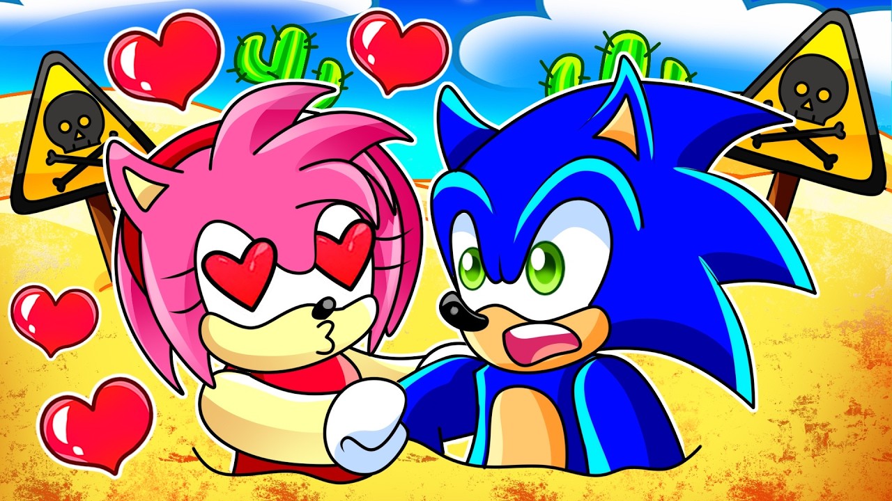 ATRAPADO en ARENAS MOVEDIZAS con SONIC y AMY en ROBLOX!