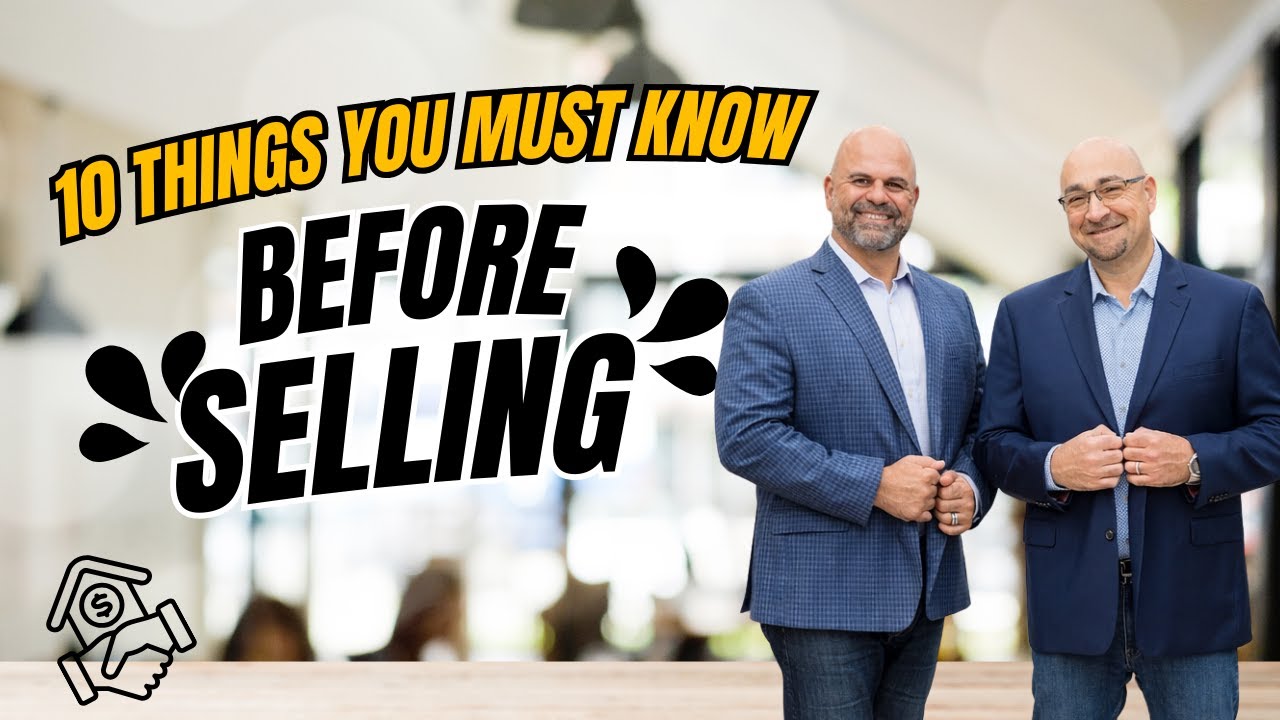10 things you need to know before selling your home.
