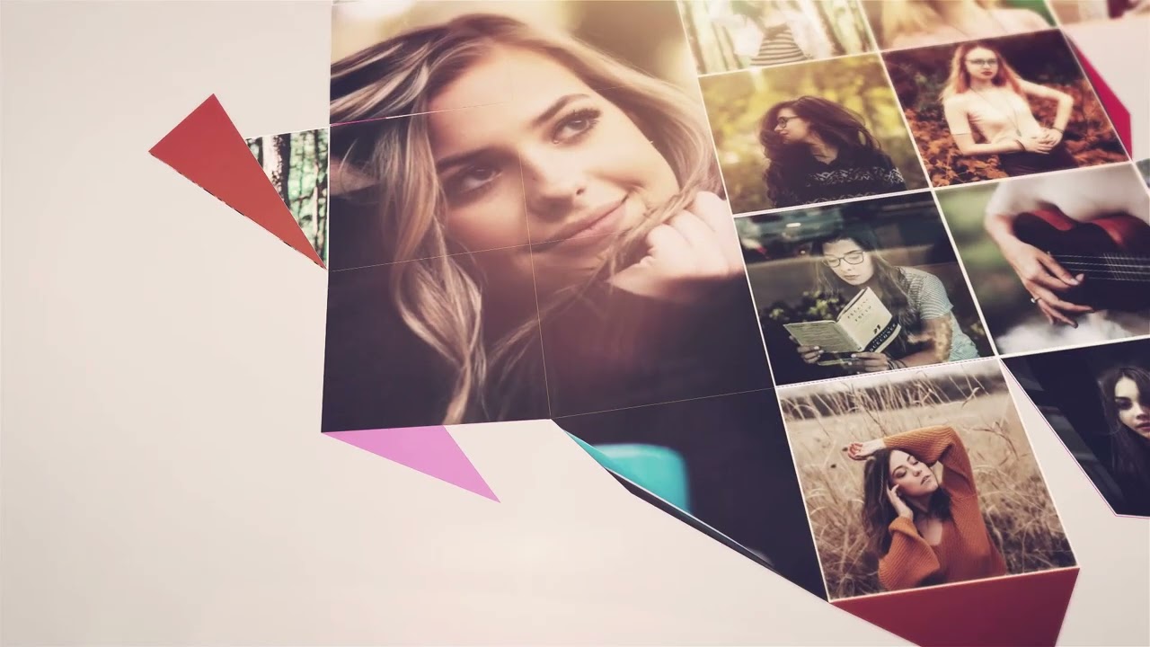 Mosaic Photo Animation – Free Download After Effects Templates