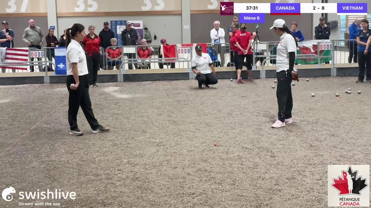 1er partie vs le vietnam championne en titre
CANADA VS  VIETNAM