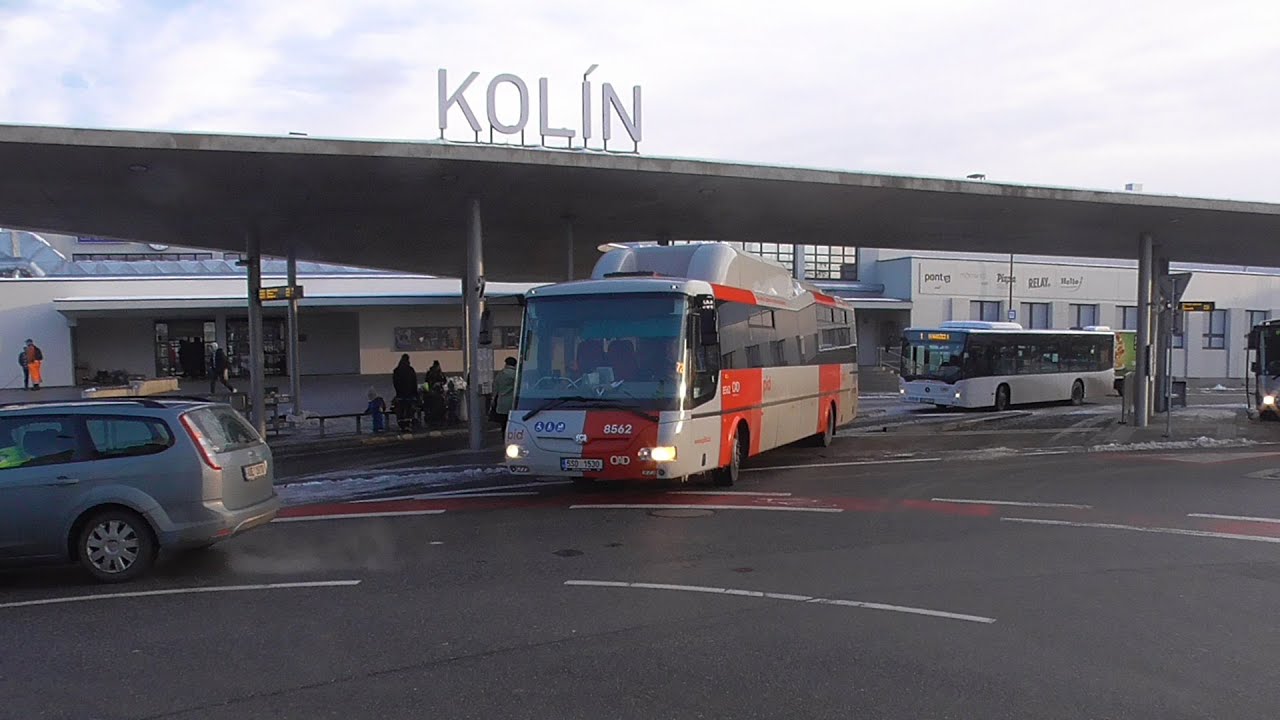 Autobus SOR CNG 12 (Dopravce OAD Kolín) ev.č.8562 na linkách 422, 535 a 706
