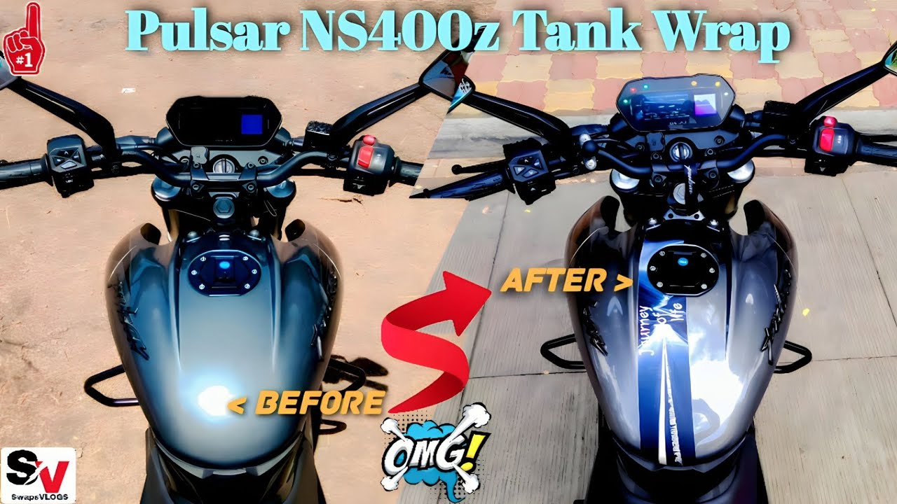 Pulsar NS400z Tank Wrap @SwapsVLOGS