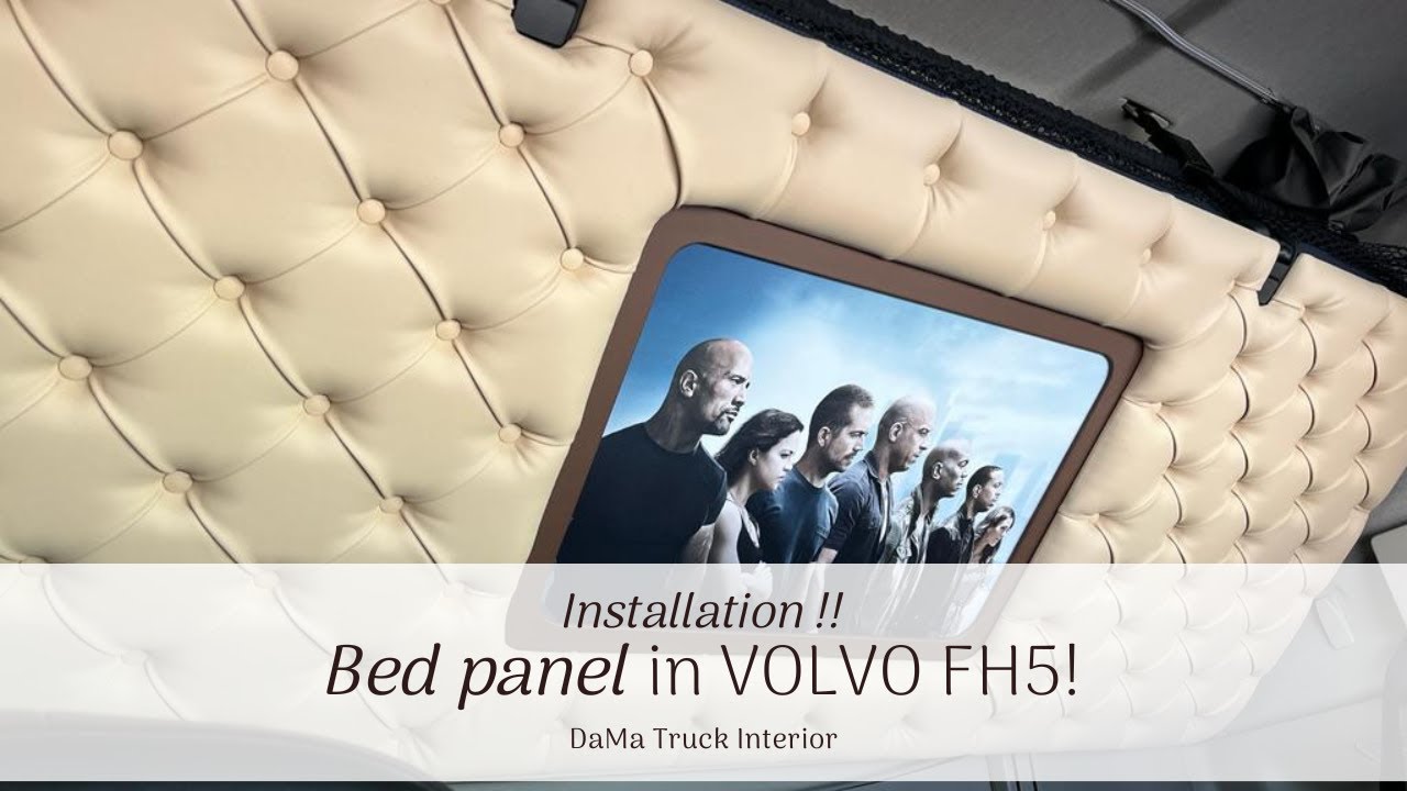 Installation of VOLVO bed panel