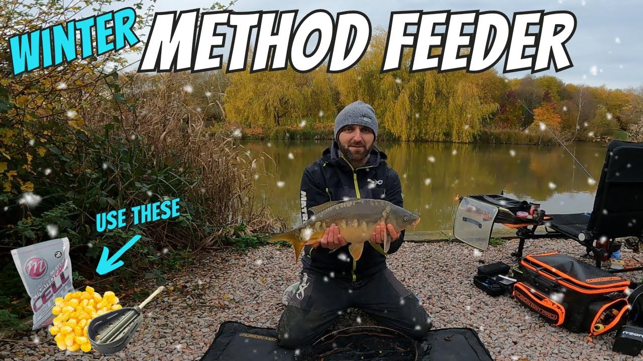 Winter Method feeder fishing - Trying to catch Carp in the Cold