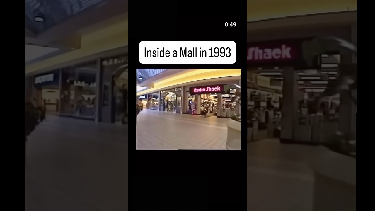 1993 Mall 👀 #nostalgic #nostalgia #90s #mall #1993 #youtube #shopping #relatable #1990s #yt