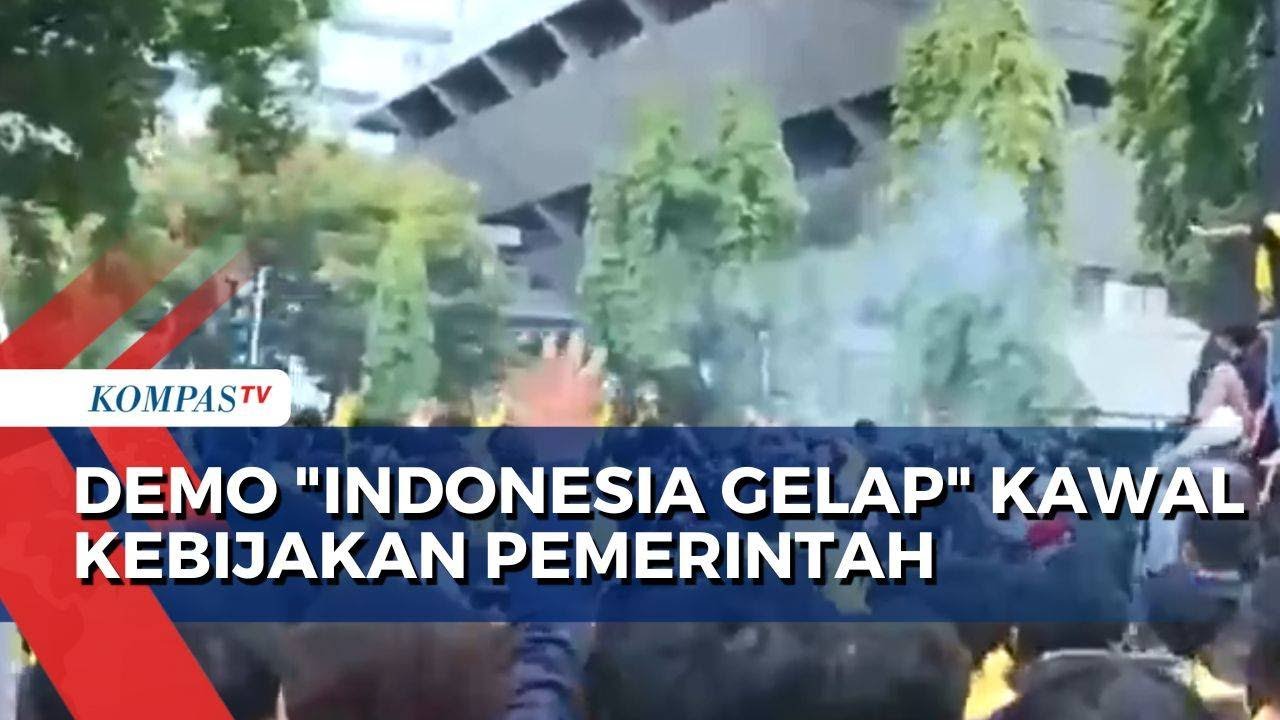 Demo Indonesia Gelap: Mahasiswa Kritik Efisiensi Anggaran Pemerintah