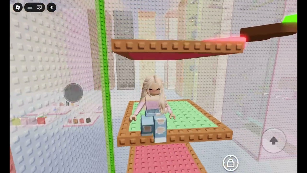 Playing plushie Tower (in Roblox)