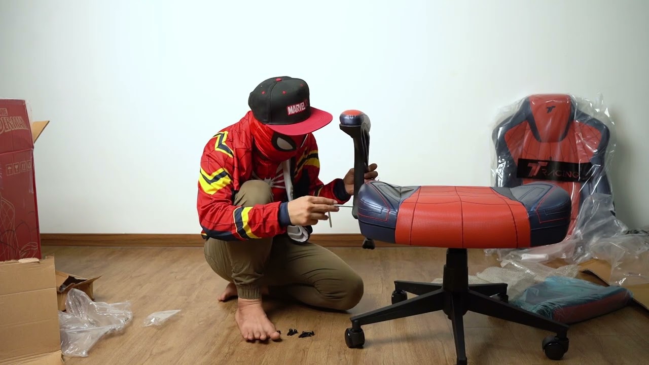 TT Racing Duo V4 Spiderman Editon Gaming Chair