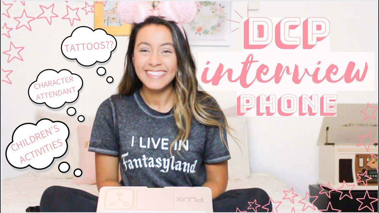 DISNEY COLLEGE PROGRAM PHONE INTERVIEW | Children's Activities, Character Attendant, Tattoos