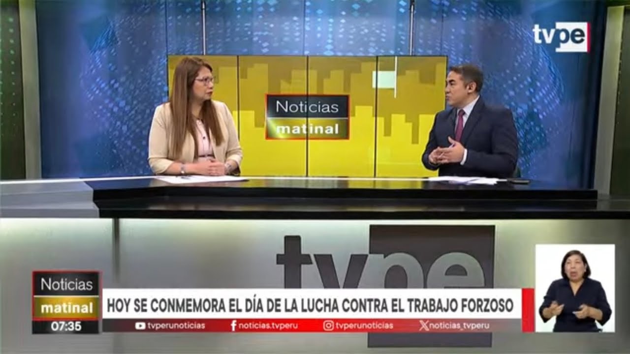 Viceministra de Trabajo, Yolanda Erazo, en el marco del Día de Lucha contra el Trabajo Forzoso