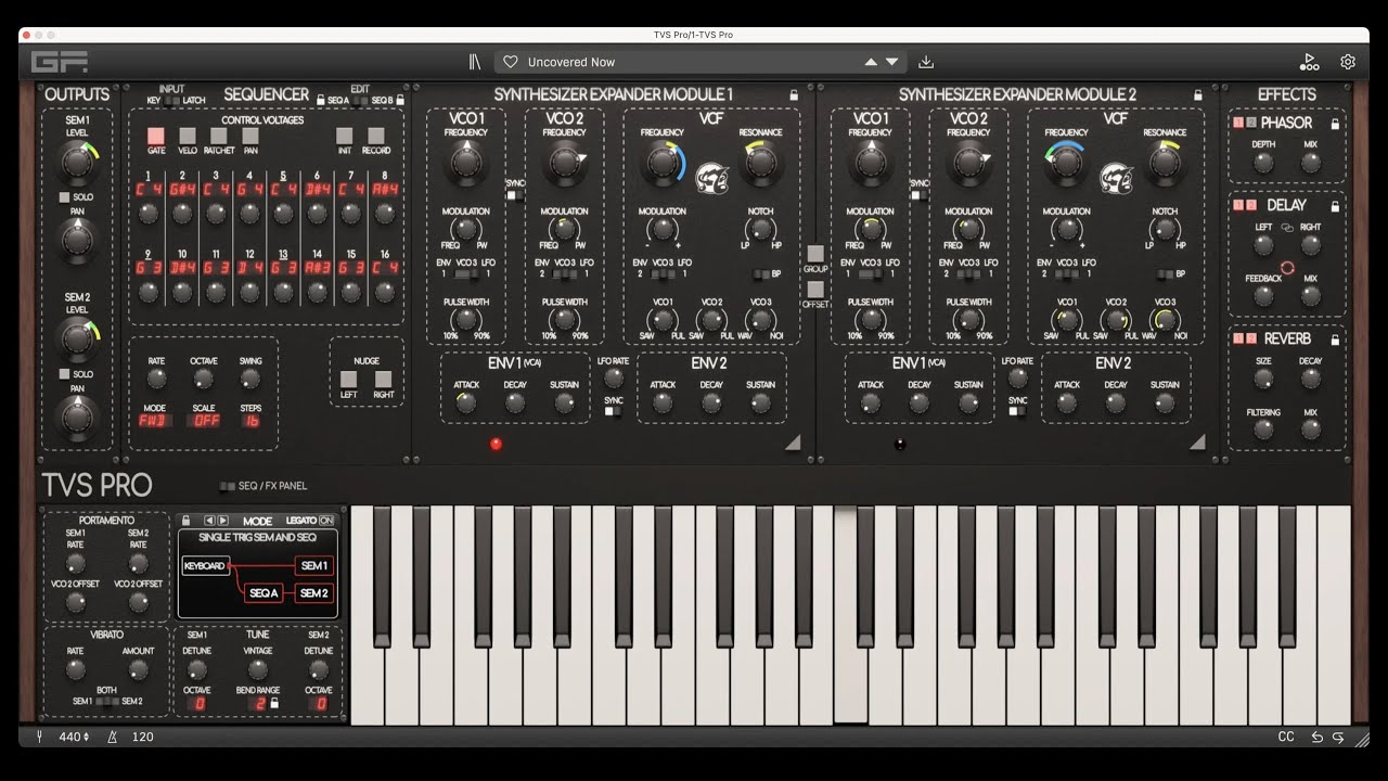 GForce  OBERHEIM TVS PRO synthesiser patches 🇺🇦 🌏