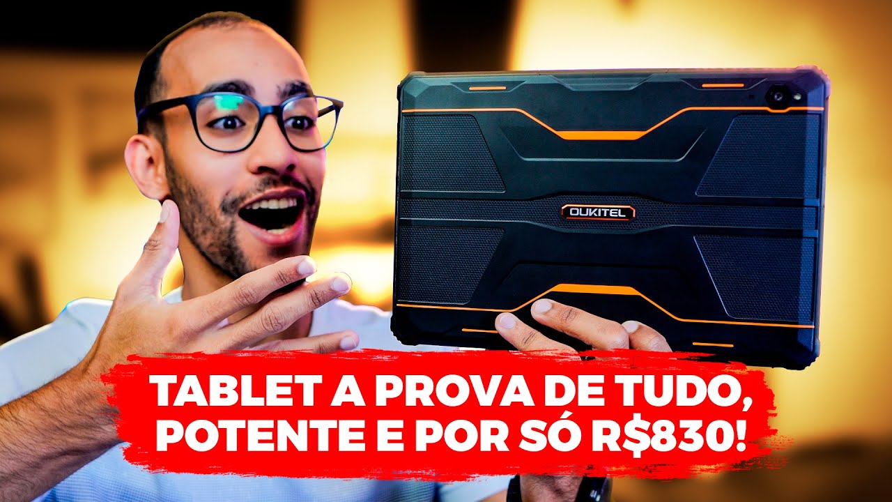 TABLET A PROVA DE TUDO COM IP68, 8/256GB, RODA TUDO! Oukitel RT5 - Review