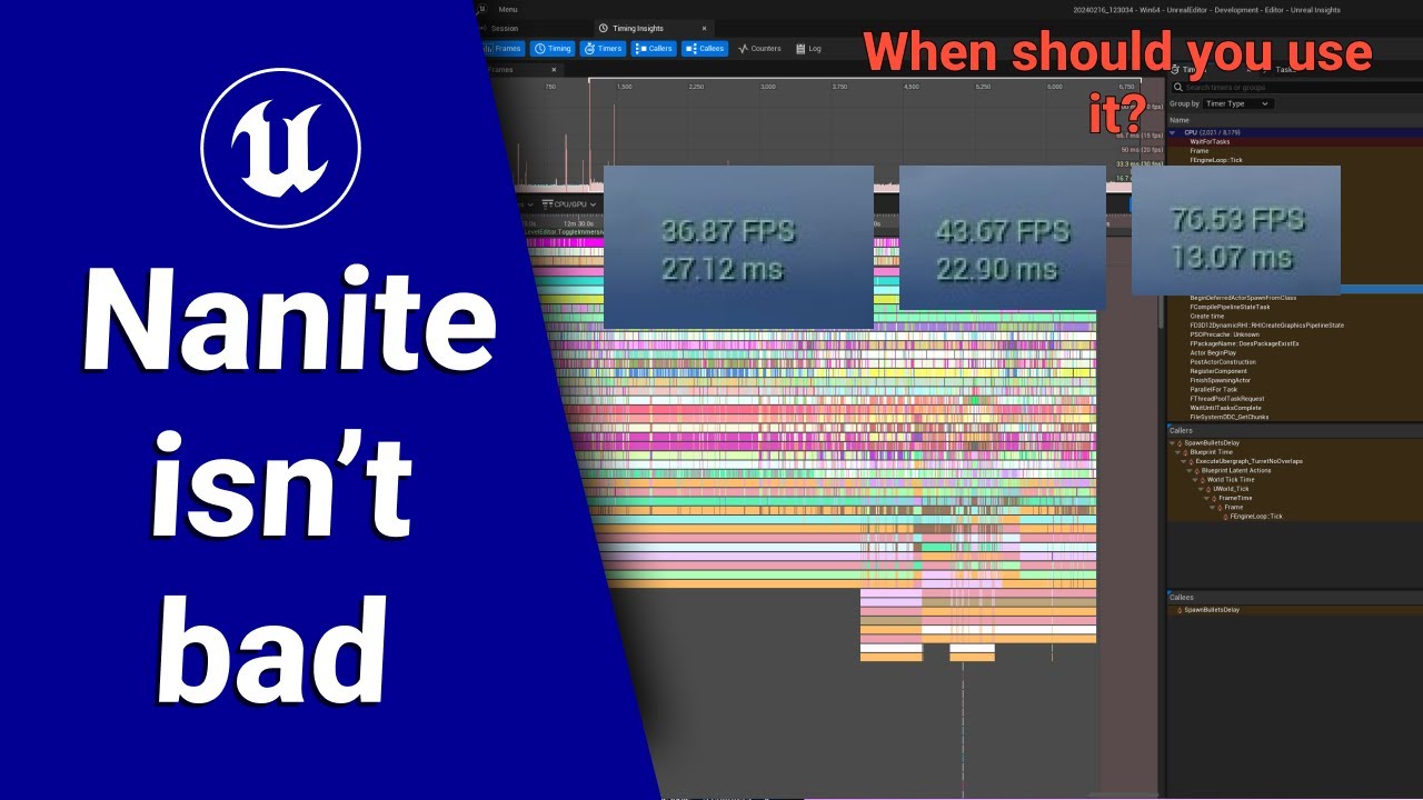 Nanite CAN improve performance in Unreal Engine 5