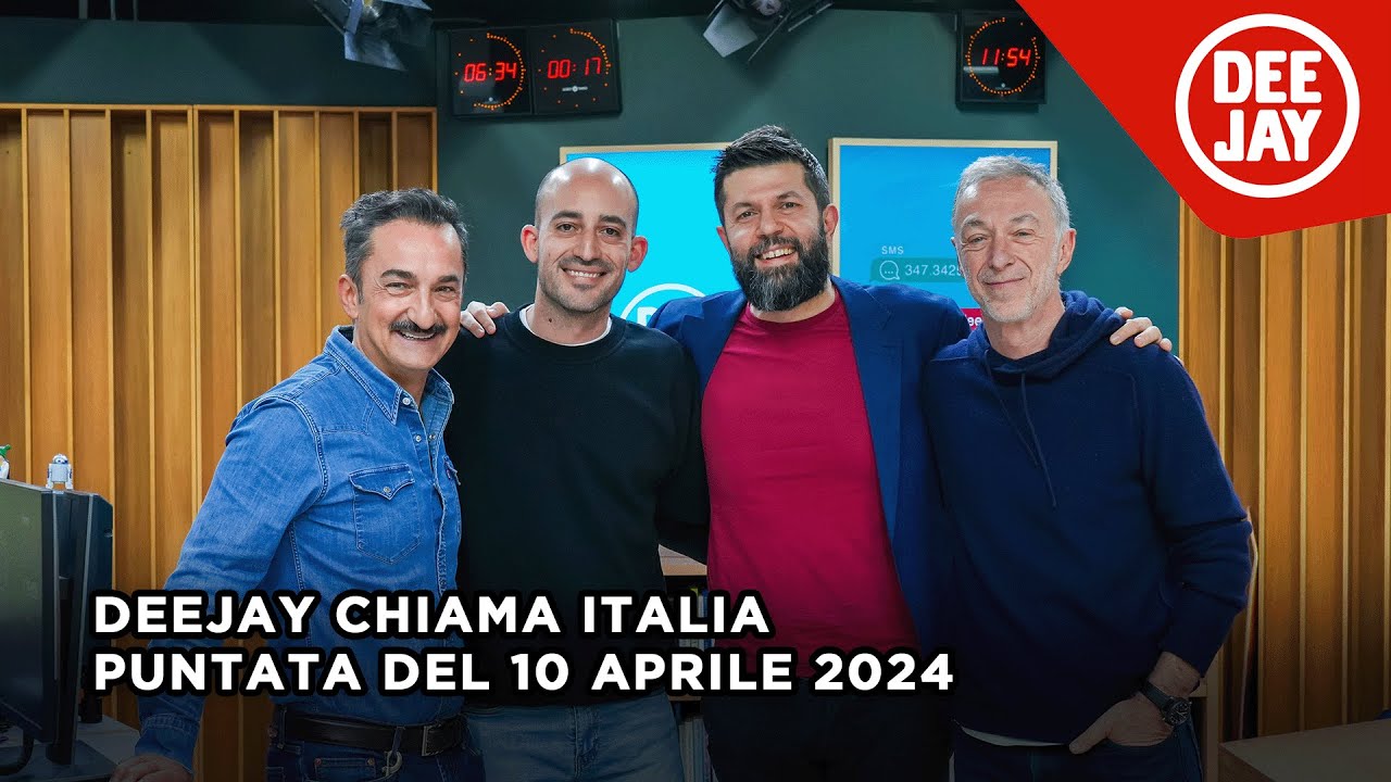 Deejay Chiama Italia - Puntata del 10 aprile 2024 / ospiti Francesco Lancia e Francesco Costa