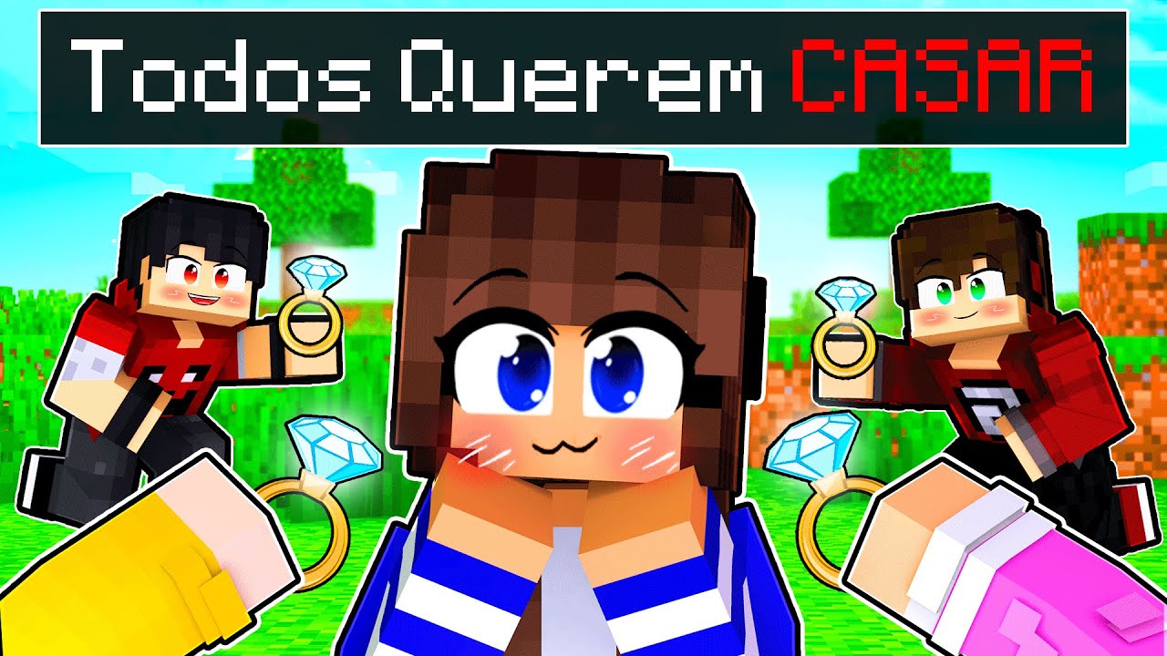 Todo mundo quer CASAR COM A MIIKA no Minecraft ◂Miika▸