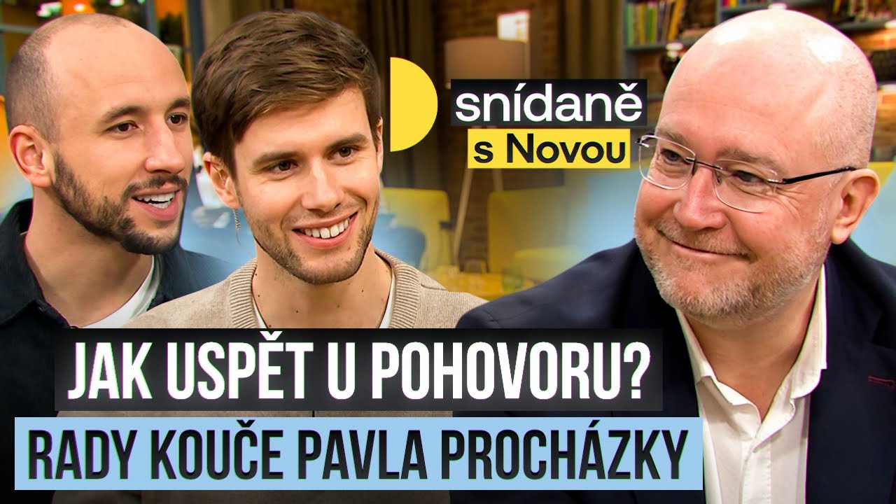 Jak uspět u pohovoru? Rad&iacute; kouč manažerů Pavel Proch&aacute;zka ve Sn&iacute;dani s Novou.