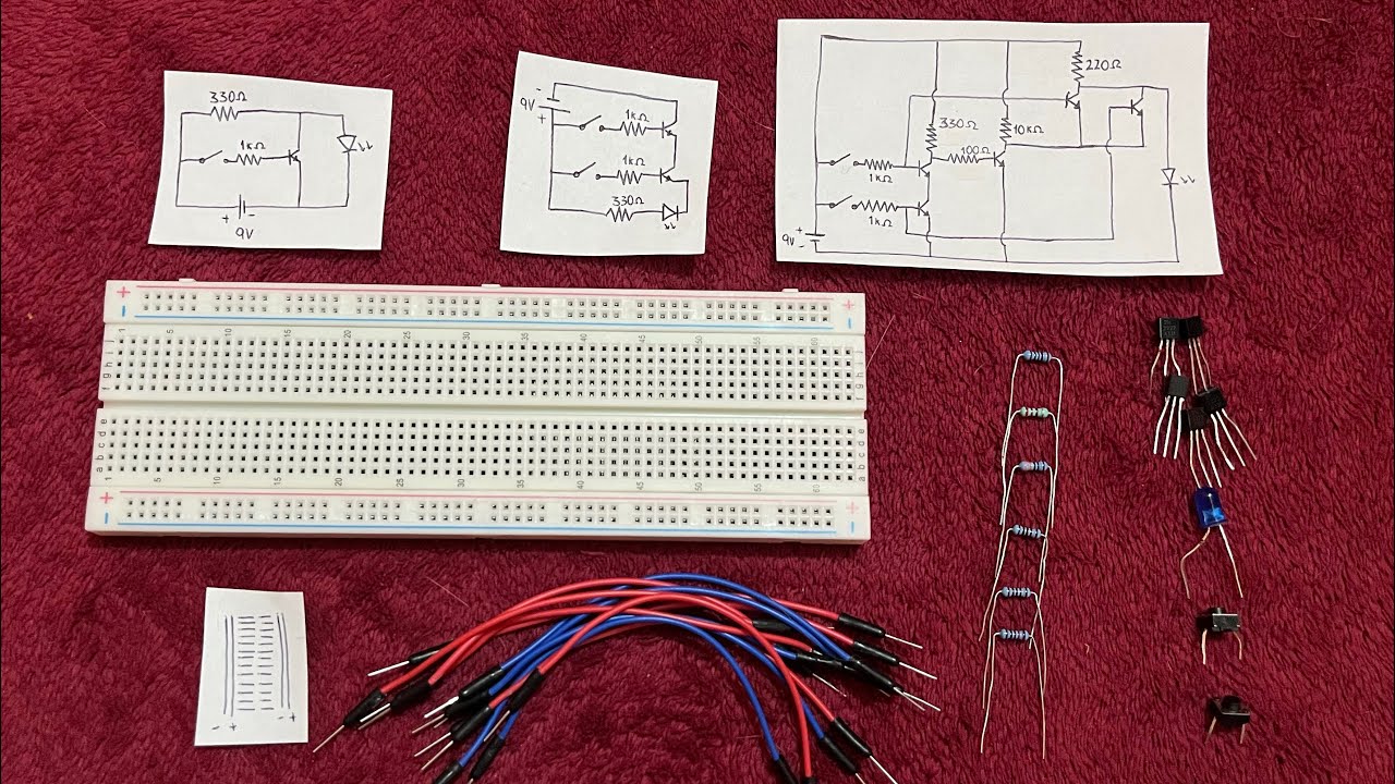 Cómo usar el protoboard | Pasar esquemas a protoboard | Conexiones a protoboard con ejemplos fáciles