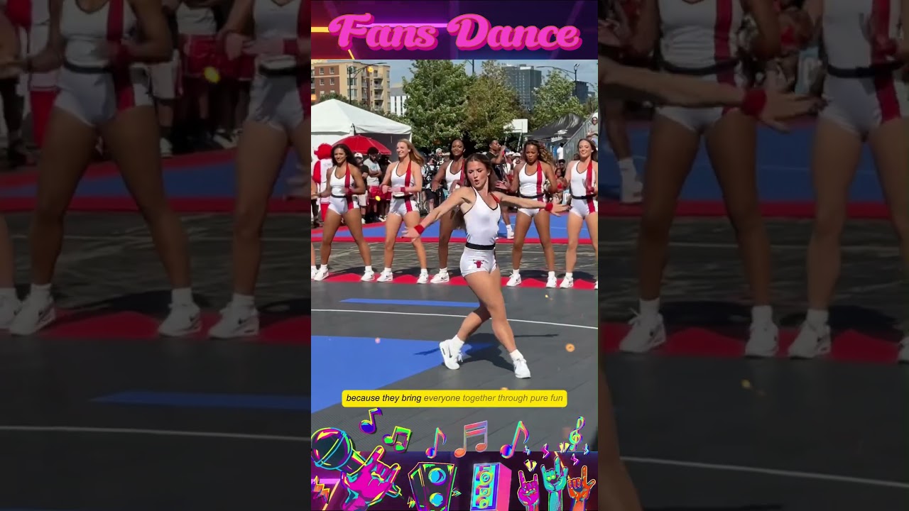 Cheerleaders and Fans Create an Epic Dance Party