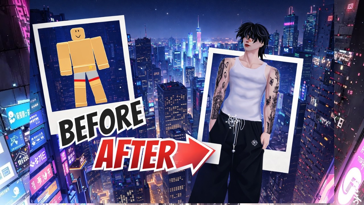 Boy Avatar Transformation~ Codes included! ✨#RobloxAvatar #MetroLife #RobloxRP #avatartutorial