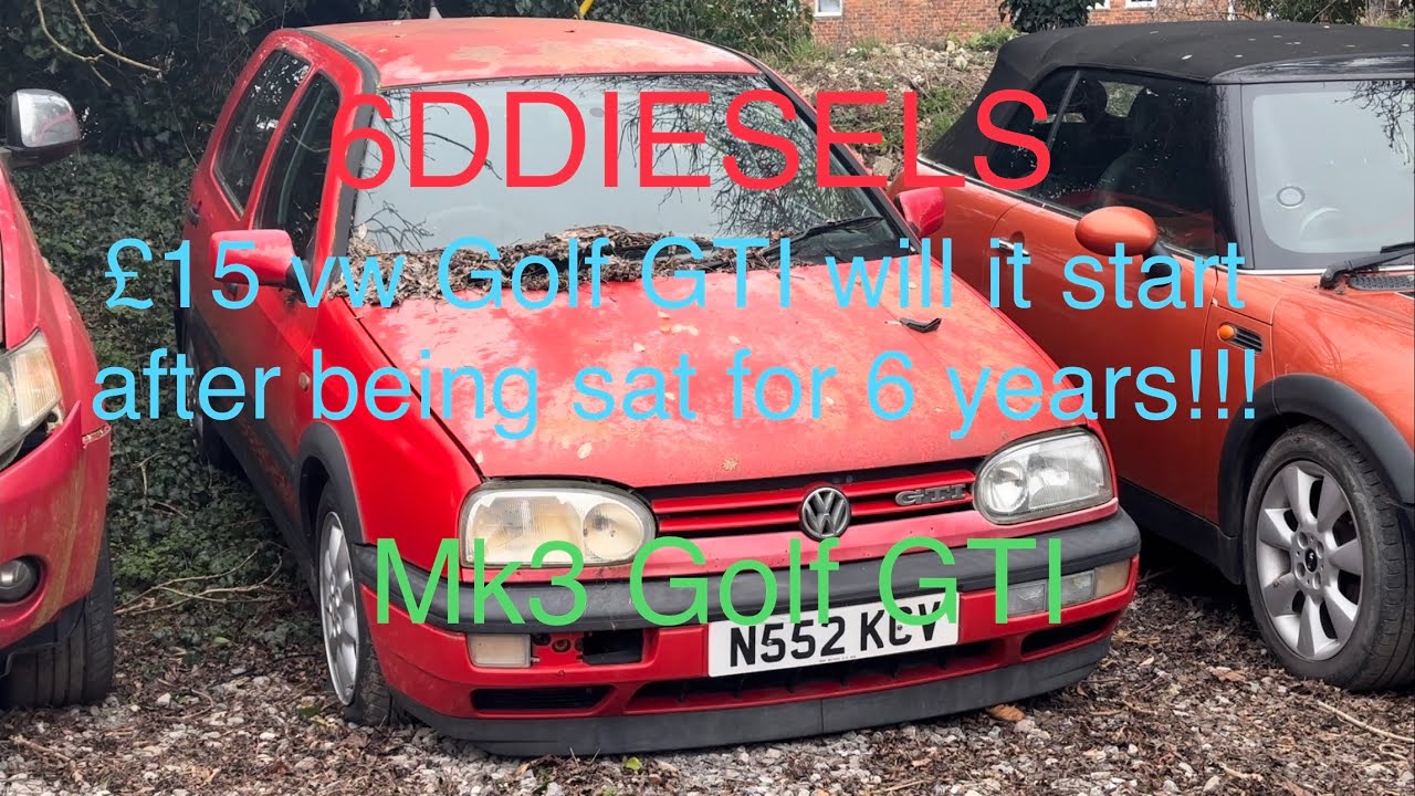 £15 pound mk3 Golf GTI will it start after being abandoned for 6 years
