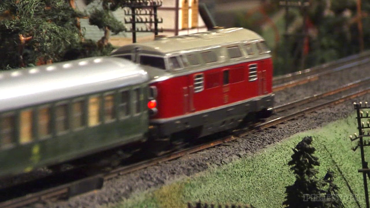 Famous Diesel Locomotives DRG Class V 140 and DB Class V 200 of the German Federal Railroad