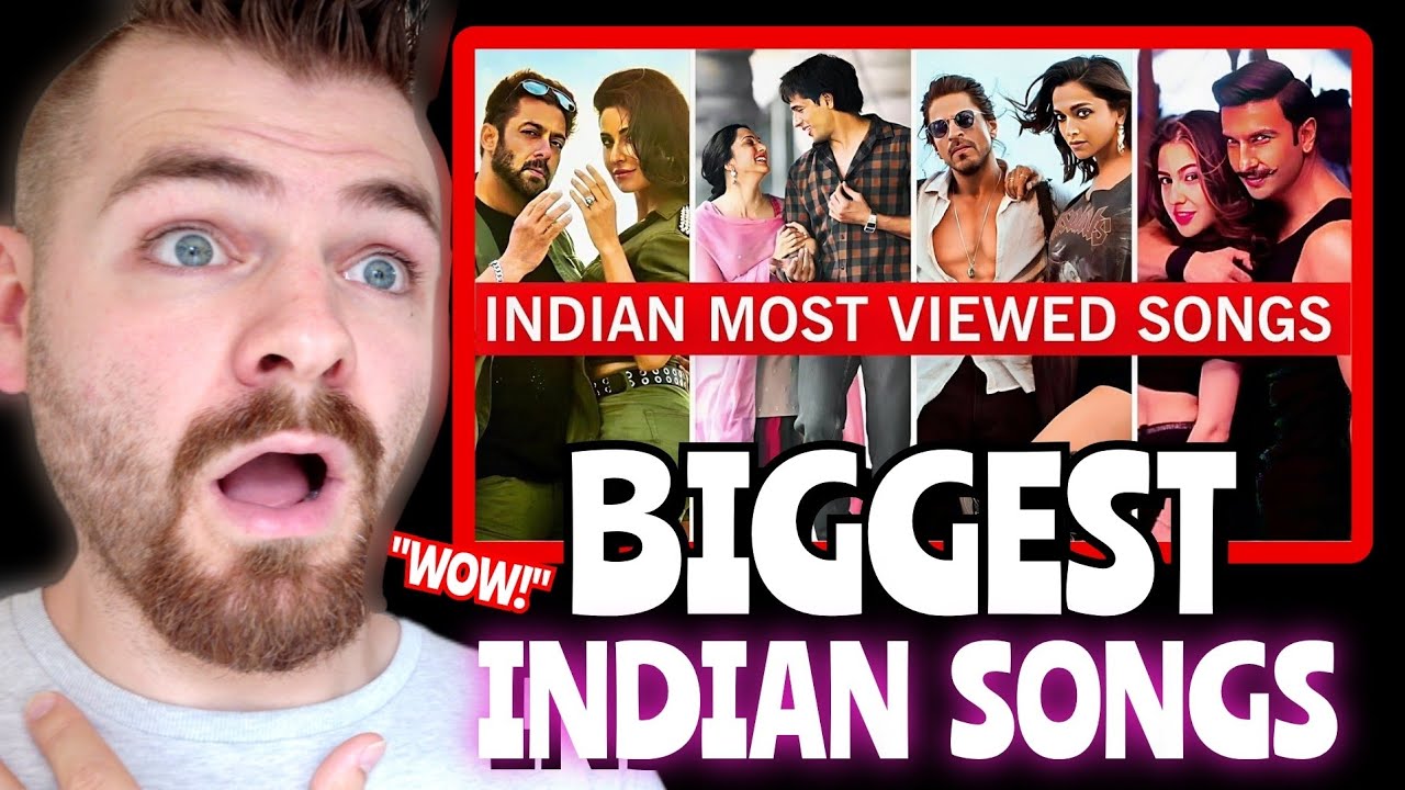 British Guy Reacts to TOP 50 MOST VIEWED INDIAN SONGS! *Of All Time* REACTION!!