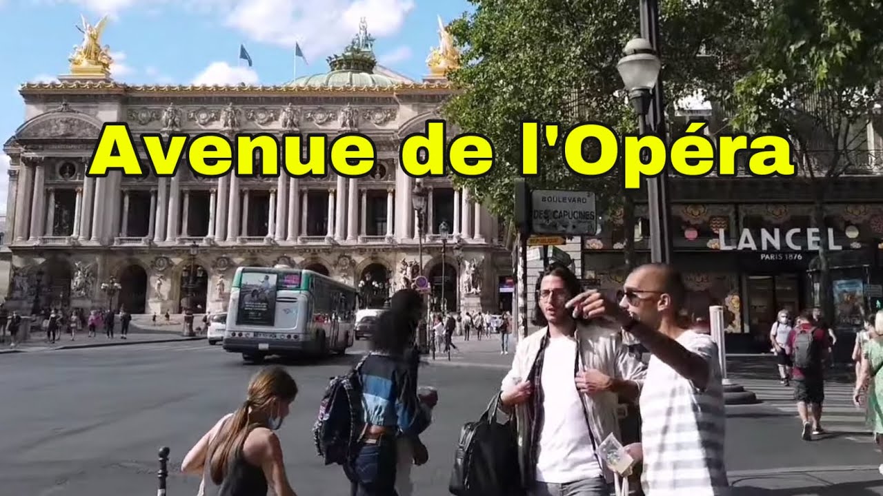 🇫🇷 Walking tour in Paris Avenue de l'Op&eacute;ra 🚶