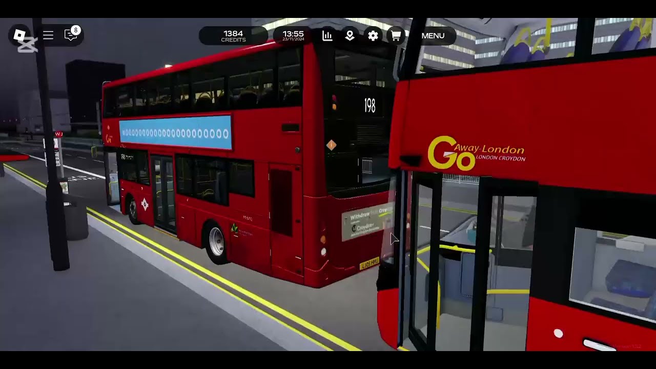 Roblox Croydon | LJ05 HMJ |V1.3.2 Update+GAL MCV Evoseti | 198 To Shirley