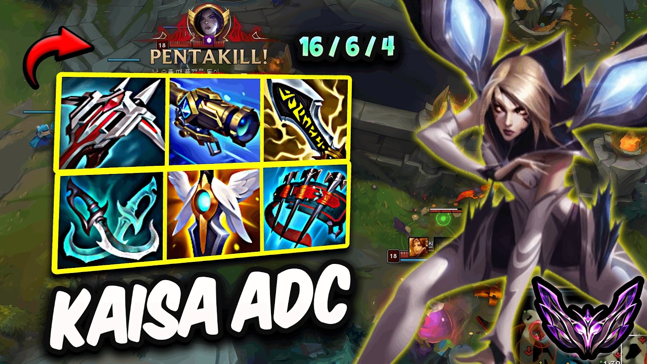 Kaisa vs Smolder ADC ( PENTAKILL ) Korea Master 301 LP | Patch 26.4