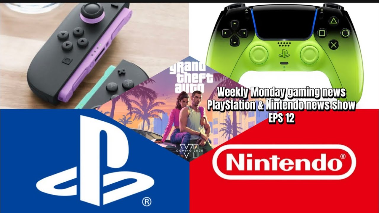 GTA 6 Playstation Main, Sony Player Help Ai , Switch & PS5 controllers | Monday Gaming News EPS 12