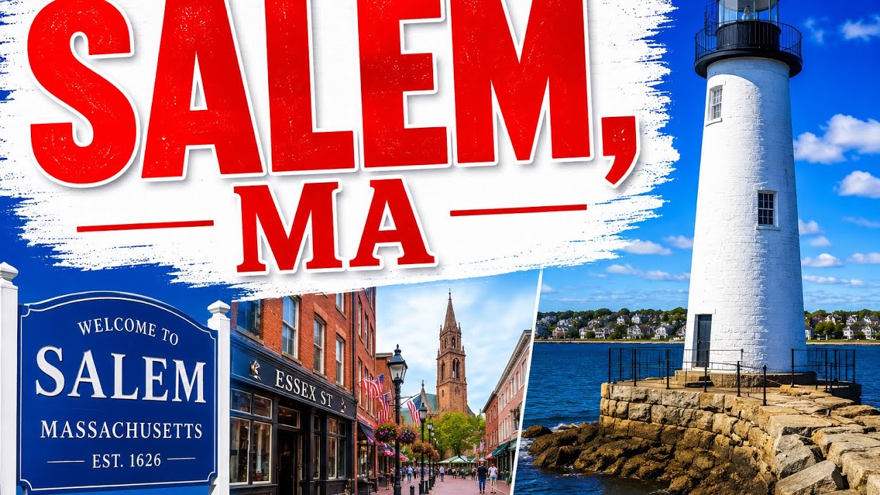 Exploring Salem, Massachusetts | Historic Streets, Harbor Views & Hidden Gems.#asmr #travel 