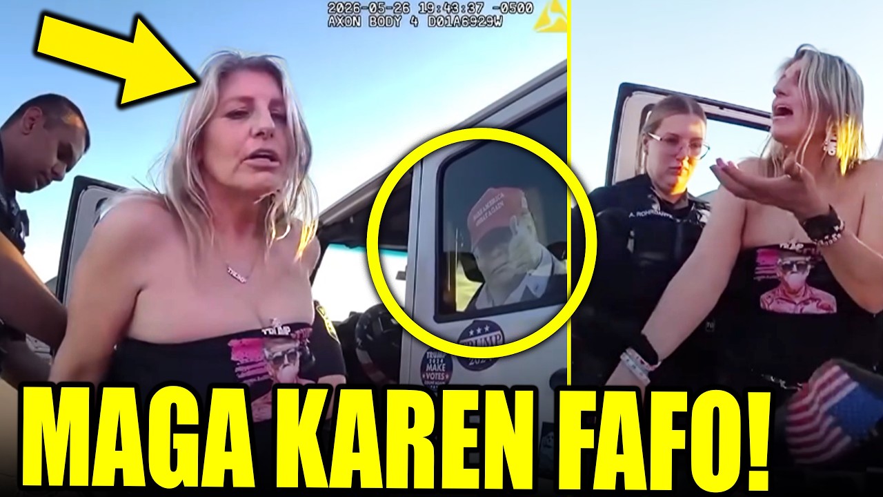 Наглая сторонница MAGA Карен узнала об этом после того, как видео с её арестом стало невероятно п...
