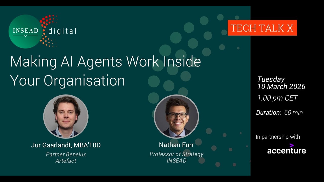 Making AI Agents Work Inside Your Organisation | Nathan Furr & Jur Gaarlandt