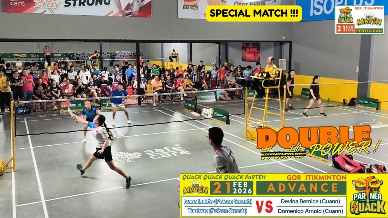 QUACK PARTY 2 PARTNER IN QUACK ADV #19 IVANA + TANTONY (POISON SMASH) vs DEVINA + DOMENICO (CUANN)