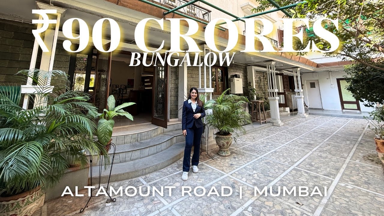 Inside a ₹90 CR Bungalow in India’s Expensive Neighbourhood | Peddar road , Mumbai, India 🇮🇳