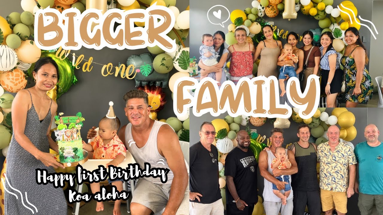 EXPATS EXTENDED FAMILY IN THE PHILIPPINES 🇵🇭 | KOA'S FIRST BIRTHDAY