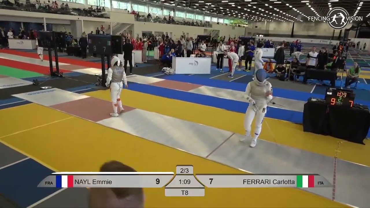 2025 U23 European Championships NAYL Emmie vs FERRARI Carlotta