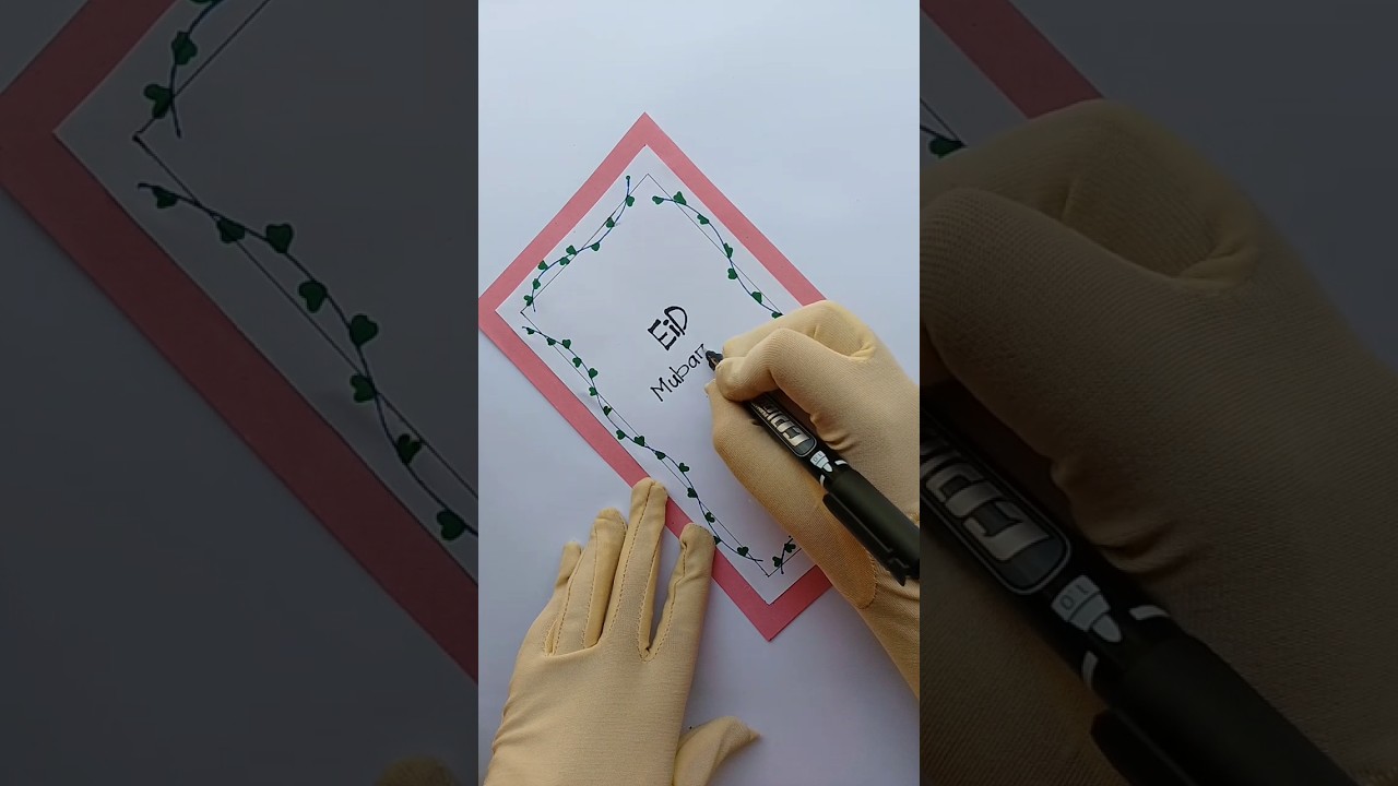 Handmade Eid Card✂️ | DIY Eid Card Making #eidcard #diycardidea #artandcraft #diy