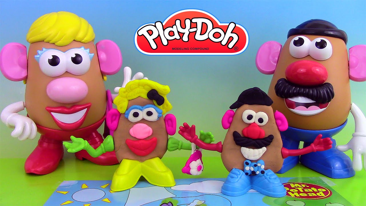 Pâte à modeler Play Doh Mr Potato Head Mr Patate Coiffeur Jouets