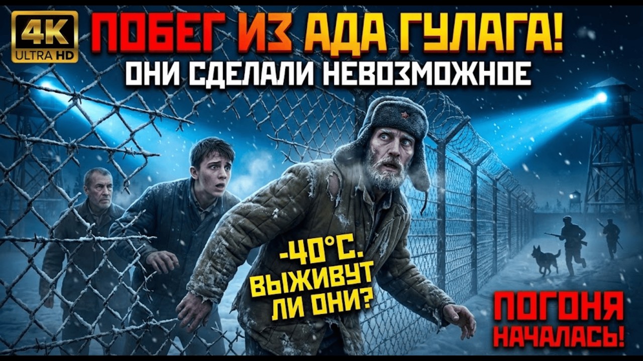 ПОБЕГ ИЗ СТАЛИНСКОГО ЛАГЕРЯ: ОН РИСКОВАЛ ВСЕМ РАДИ ОДНОГО ШАНСА НА СВОБОДУ