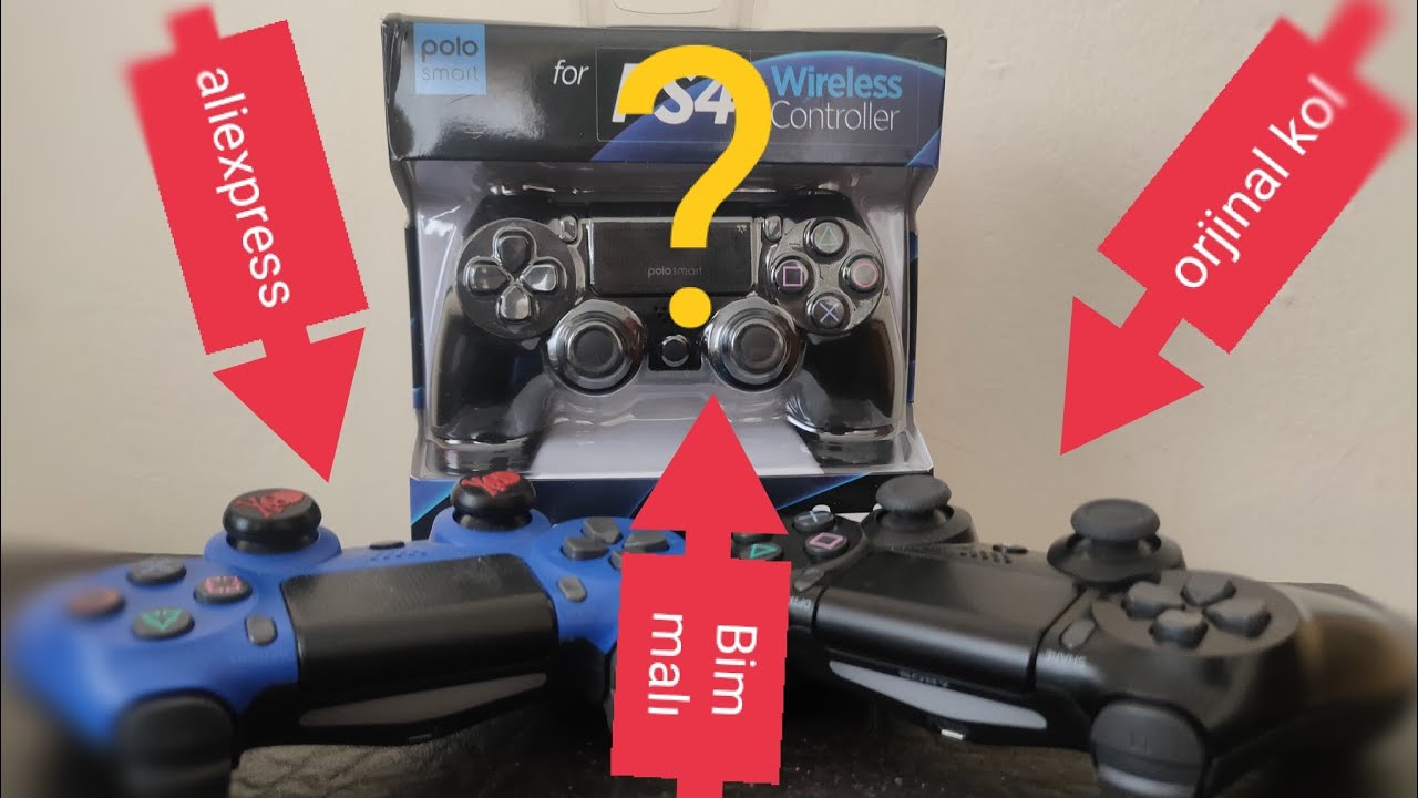 Bim'de 159 TL ye satılan polosmart PS4 gamepad
