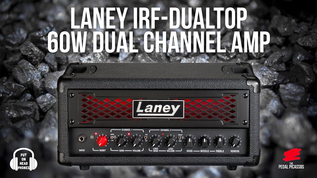 LANEY IRF DUALTOP 60w dual channel amp
