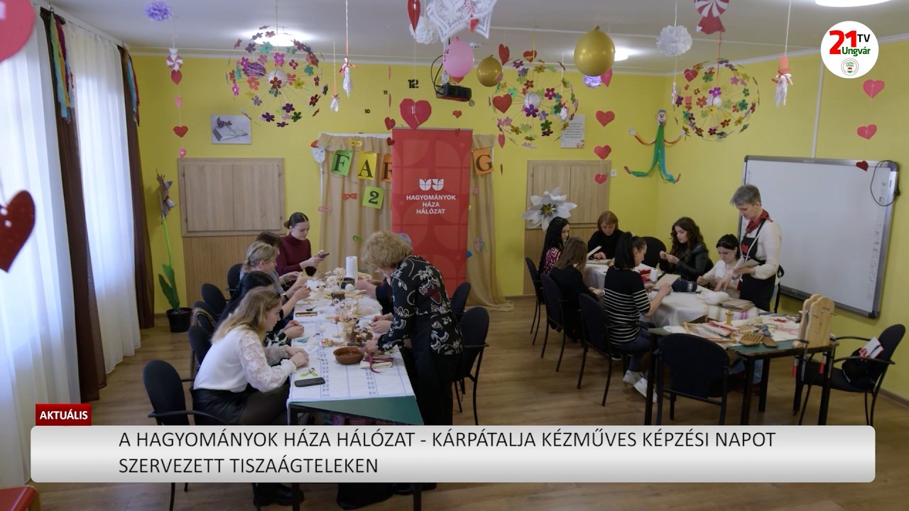 Aktuális (2026.03.02) - Kárpátalja kézműves képzési napot szervezett Tiszaágteleken