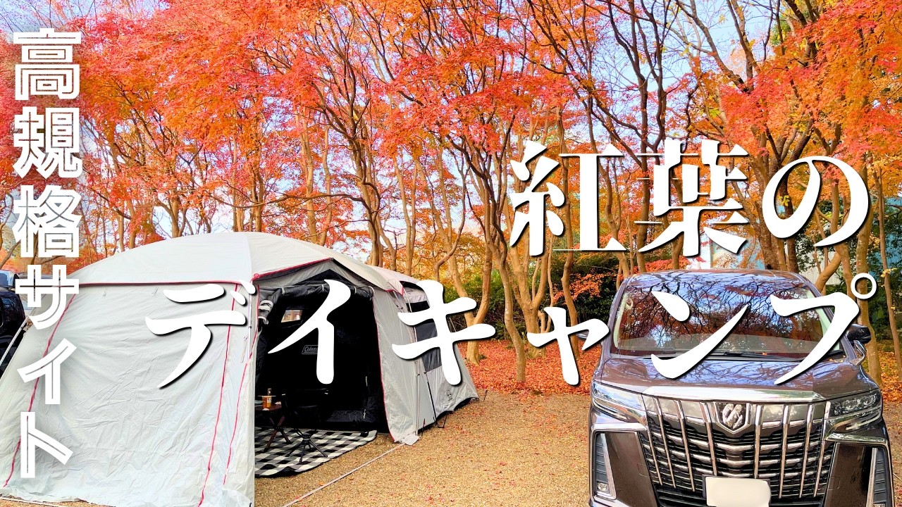 【親のコソ練】12月上旬のキャンプガーデン印西🍁紅葉デイキャンプ