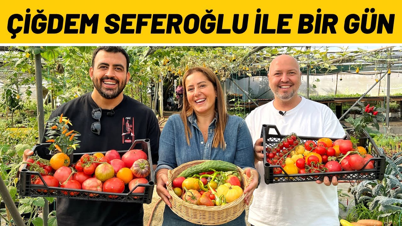 ÇİĞDEM SEFEROĞLU İLE BİR GÜN (İstanbul'da tarladan sebze topladık) - Ayaküstü Lezzetler
