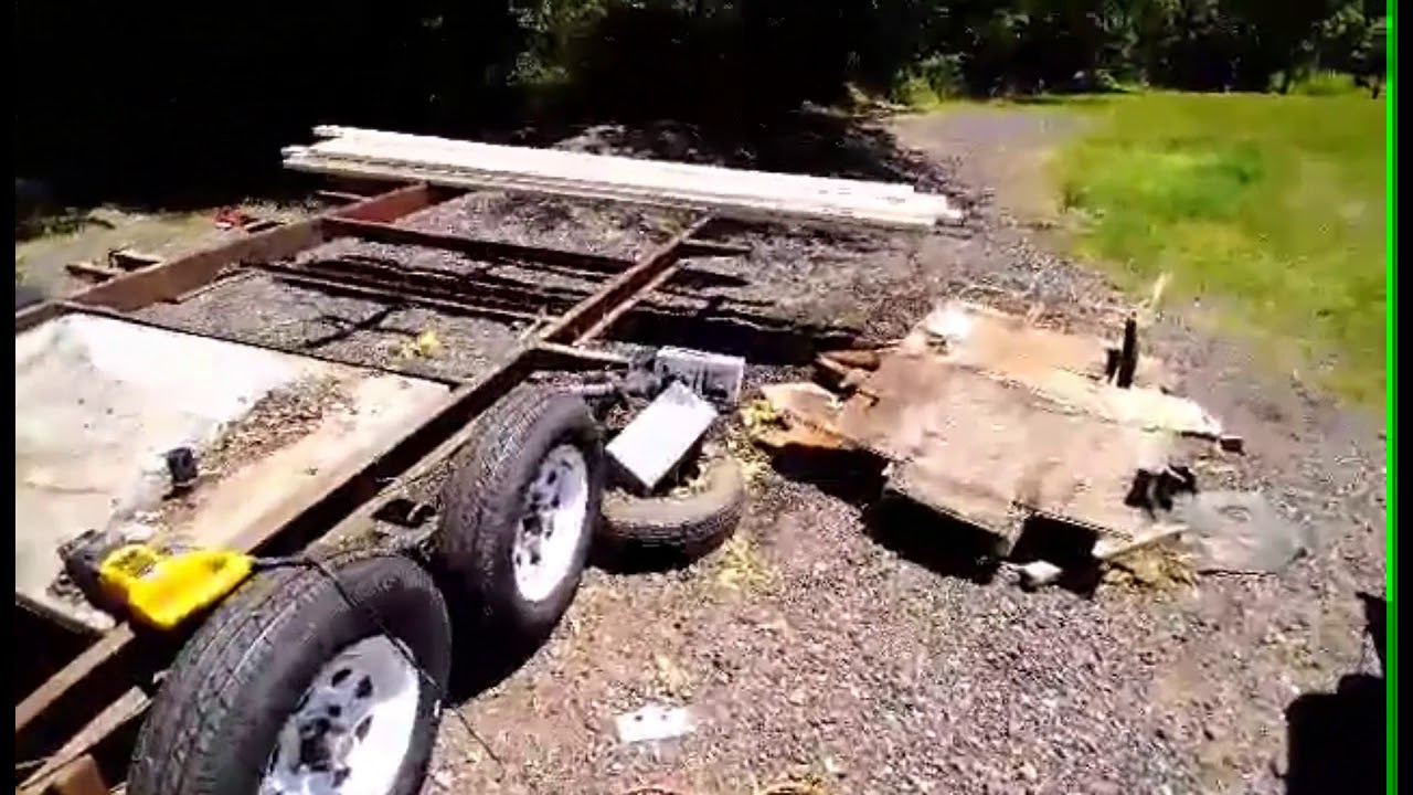 Build your own concession food trailer. Lite, solid and cheap.