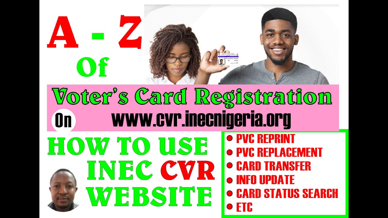 How To Update, Tranfer, or Reprint Lost or Damaged or Defaced INEC PVC Voters card on Phone & PC